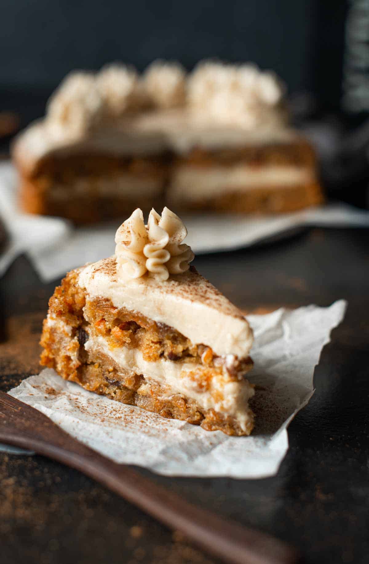 Bild von einem Stück Kuchen