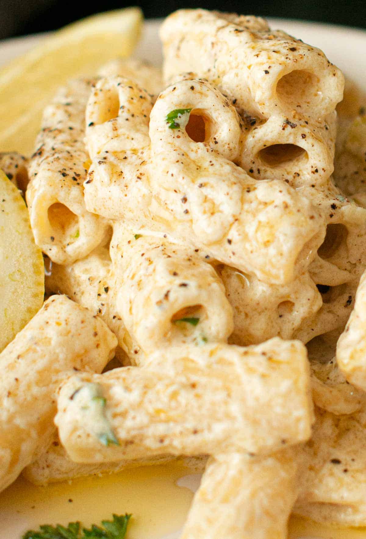 pasta with lemon cream sauce