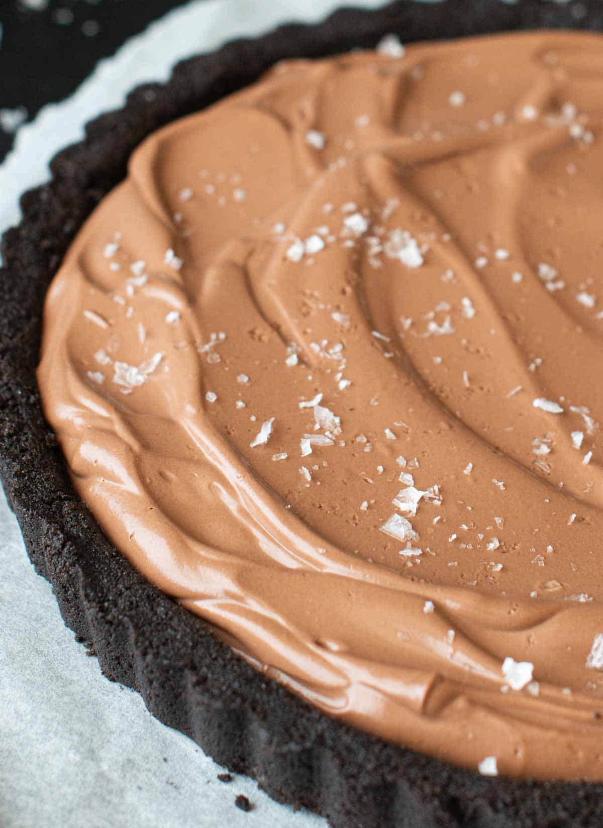 Image: Chocolate Silken Tofu Pie with Oreo Crust