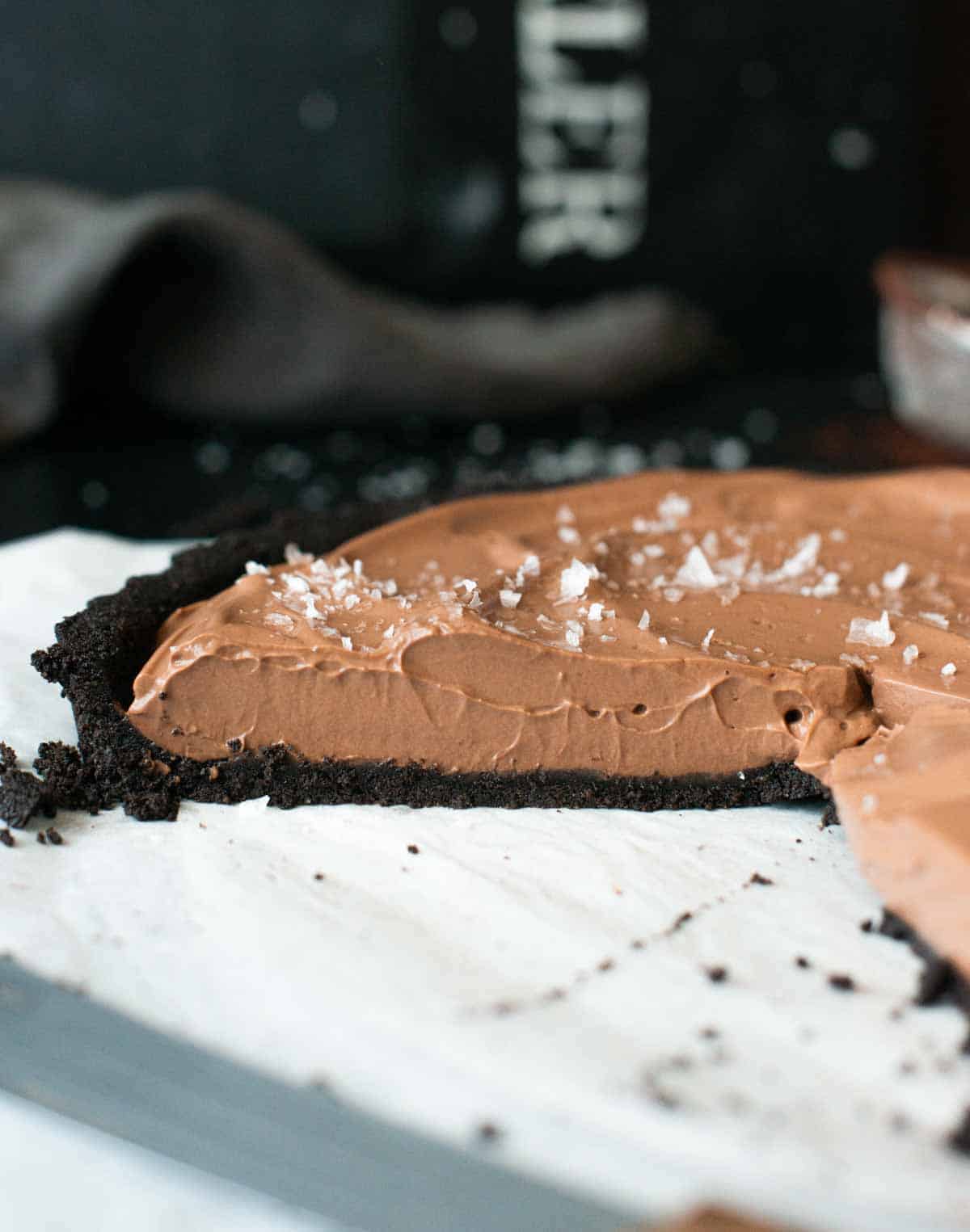 Image: Chocolate Silken Tofu Pie with Oreo Crust