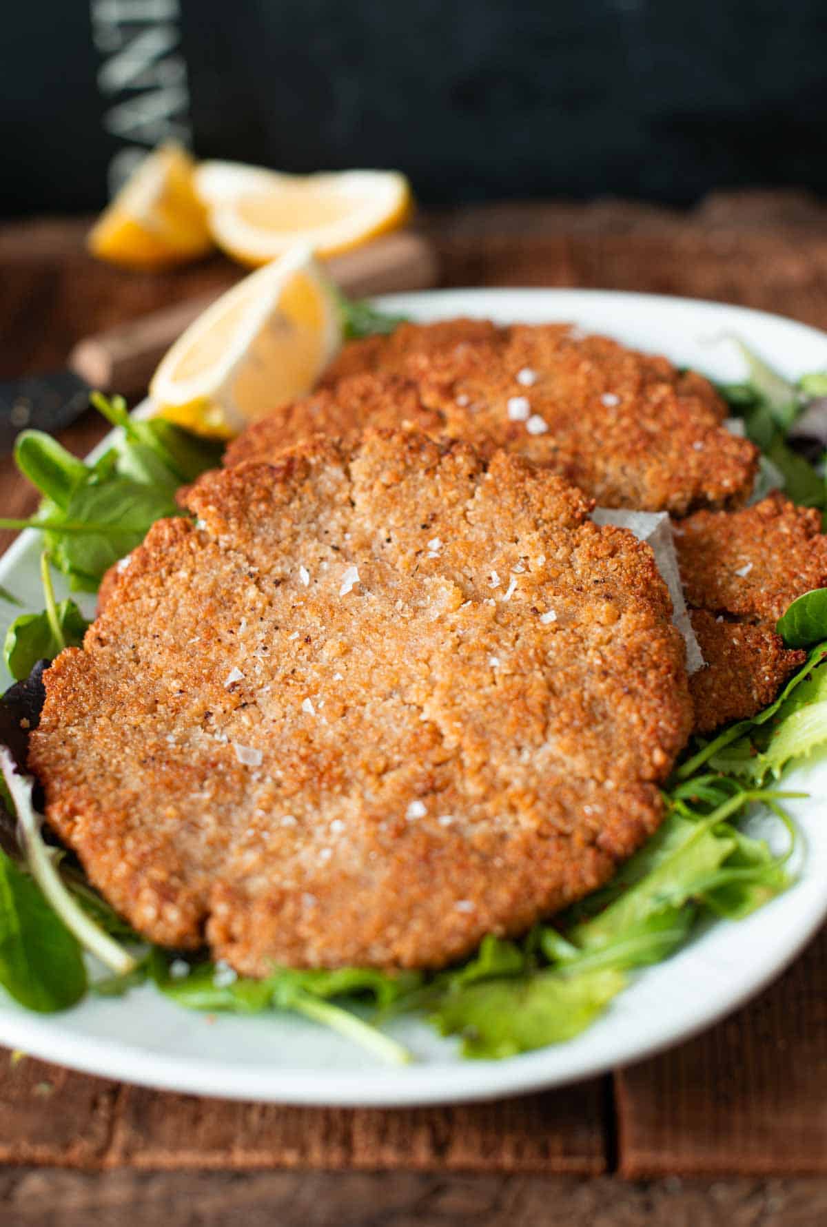 Best Vegan Schnitzel Recipe (made of Oatmeal) - Carlo Cao