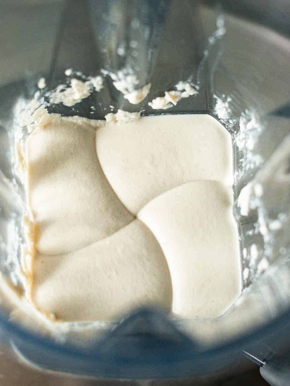 image of the ingredients into a blender