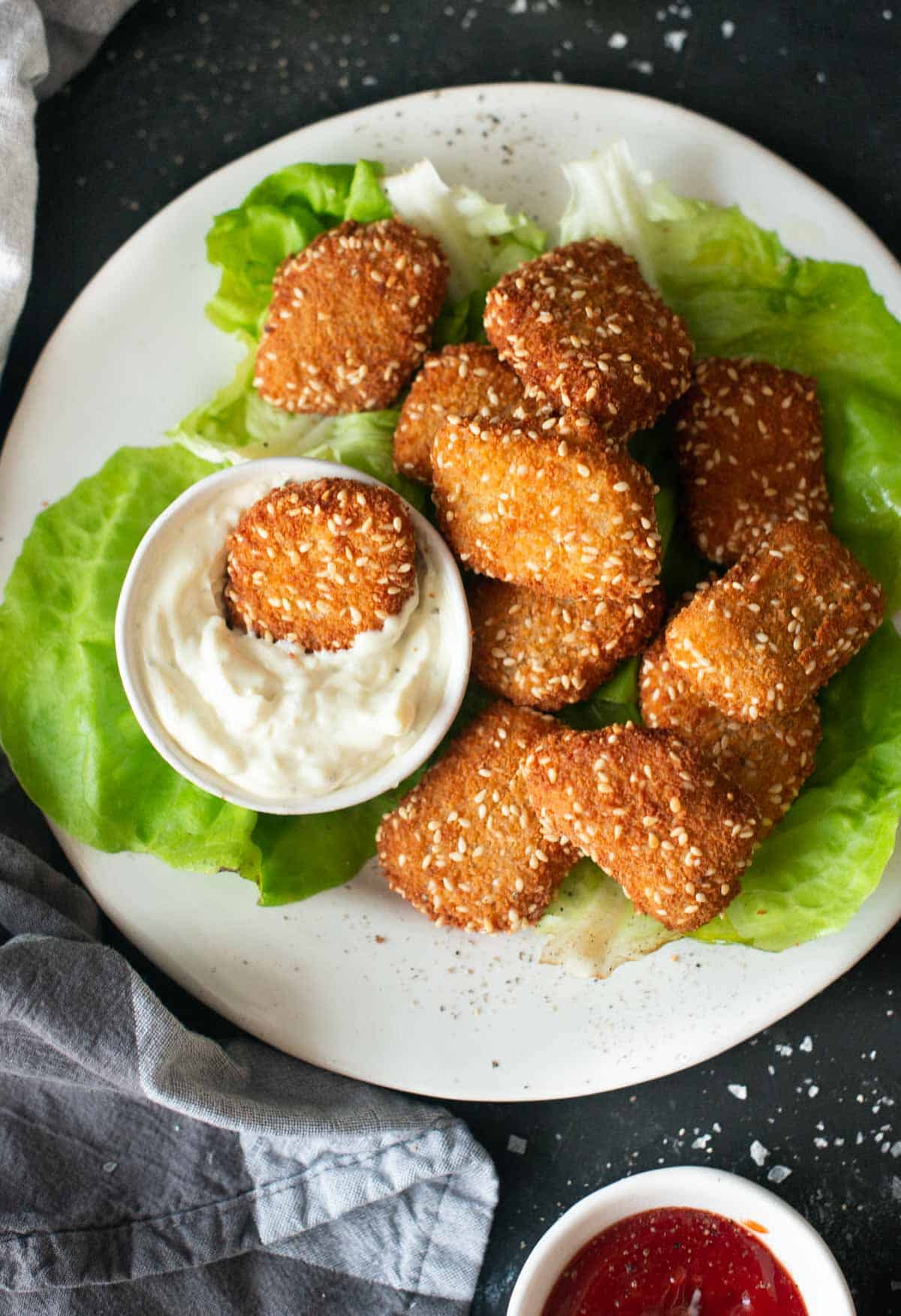 Image: Chickpea nuggets