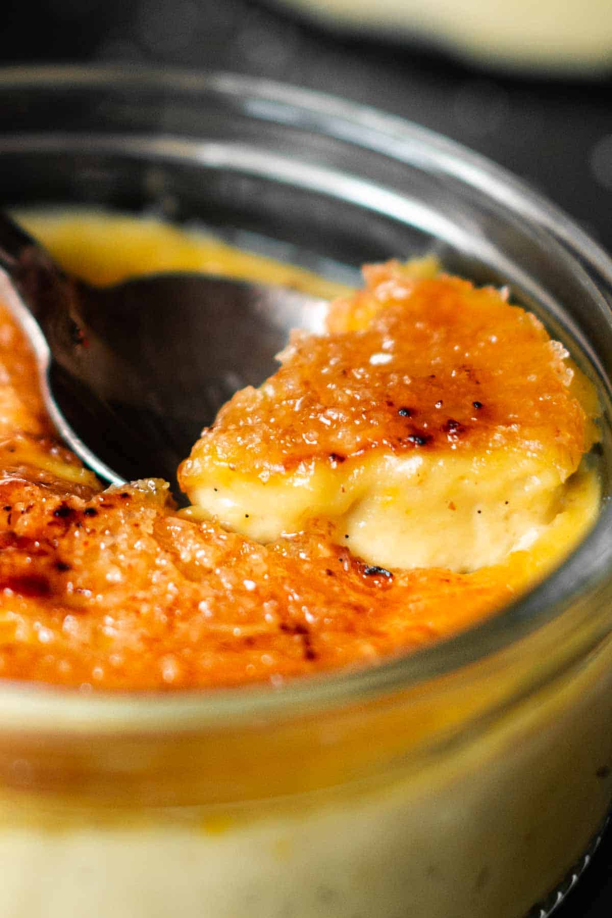 image: vegan creme brulee