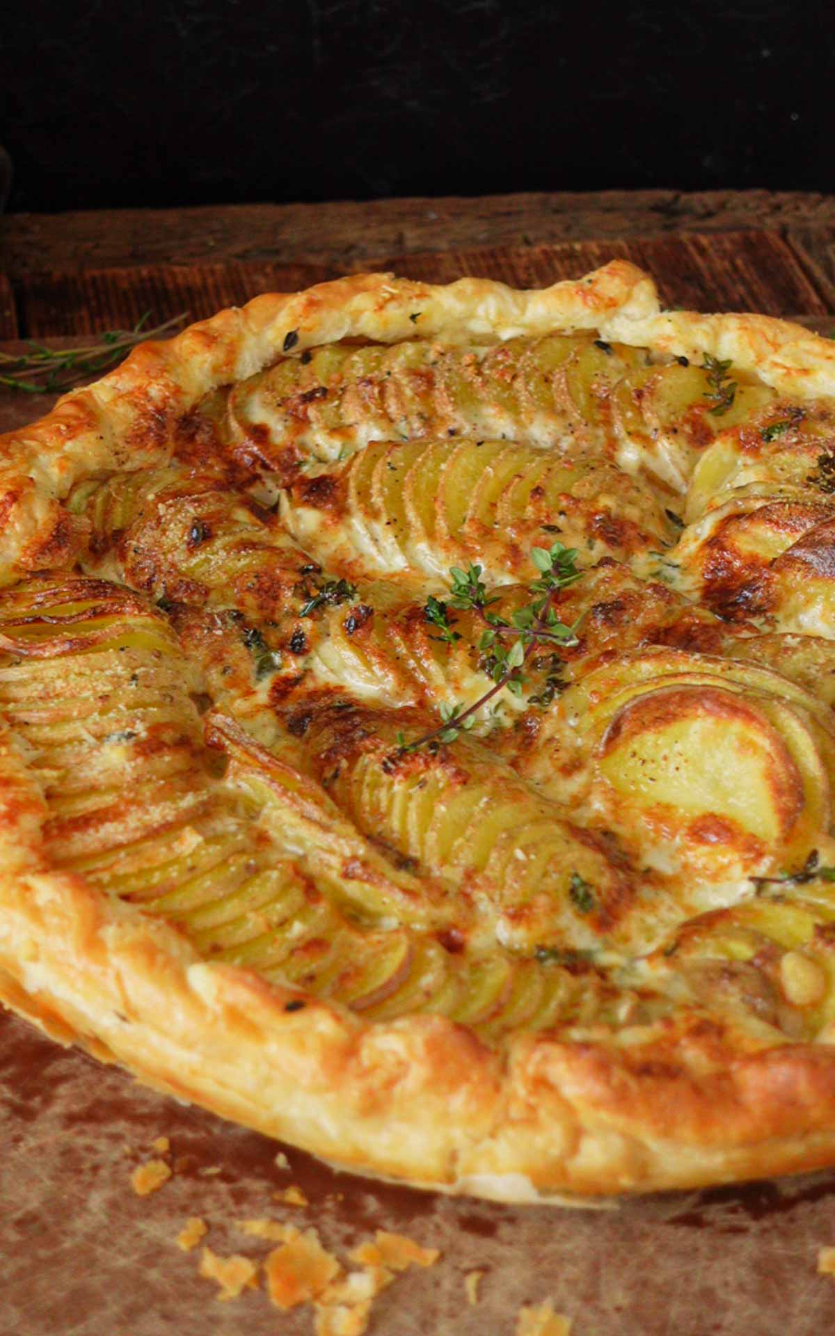 Image: vegan potato tart