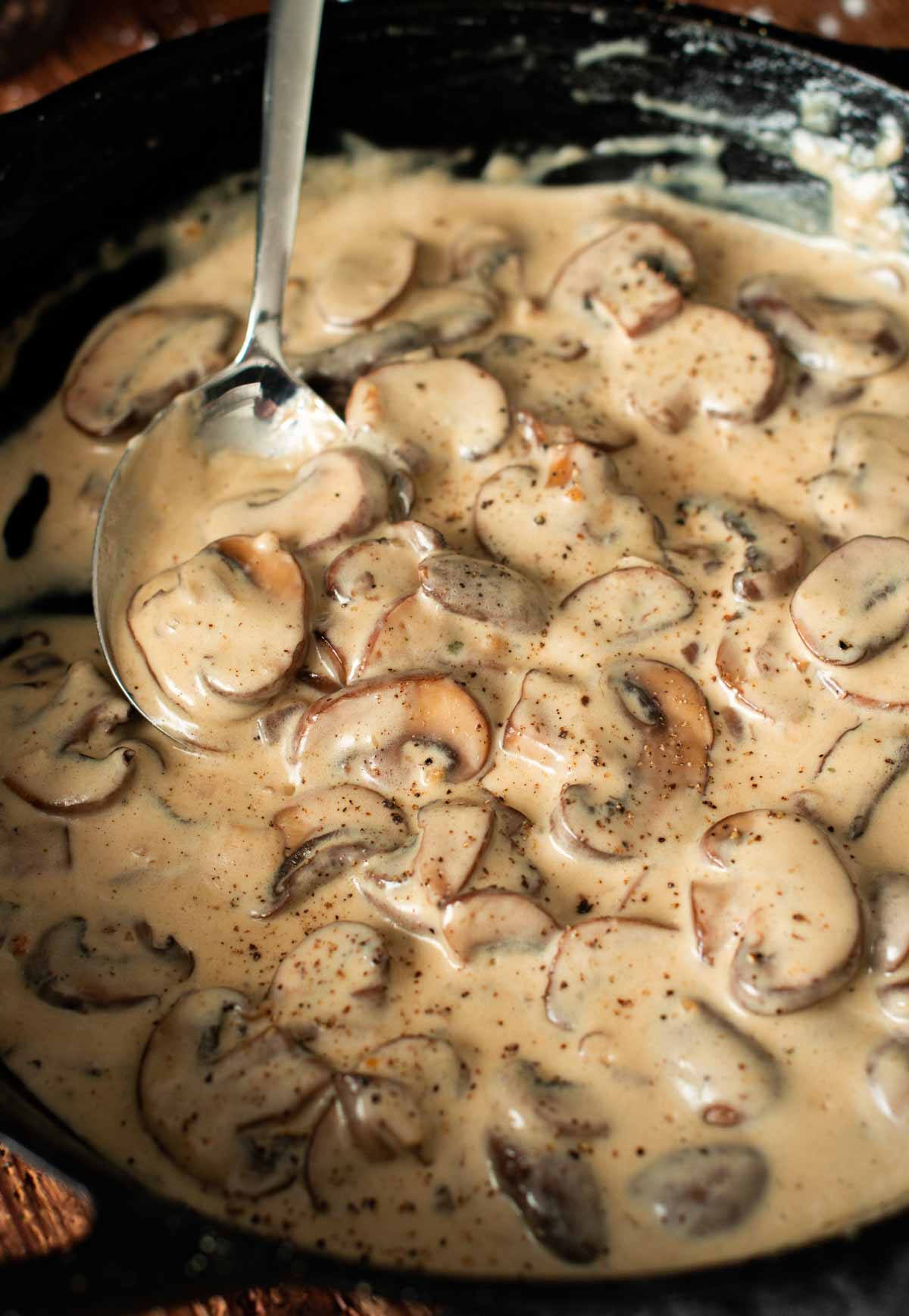 image: vegan mushroom sauce