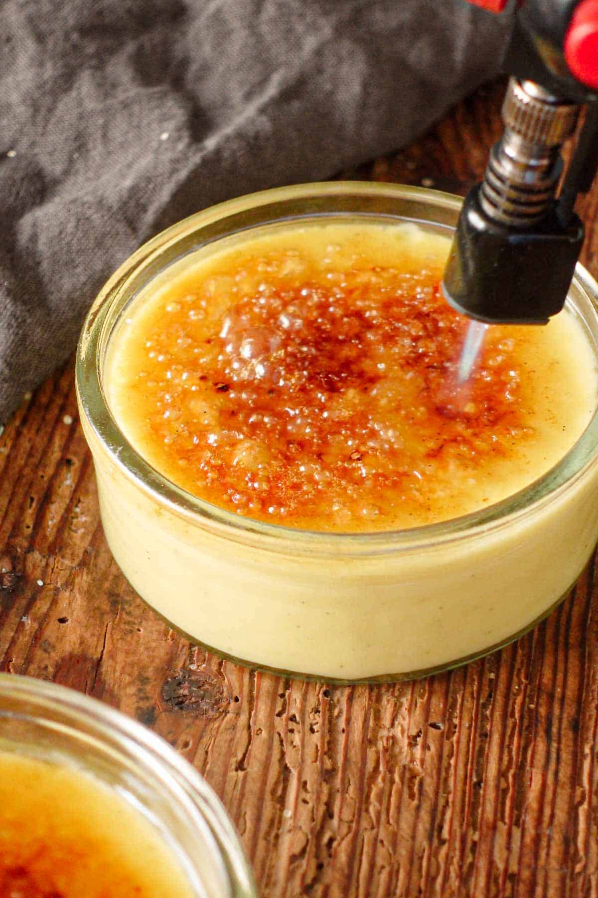 image: vegan creme brulee