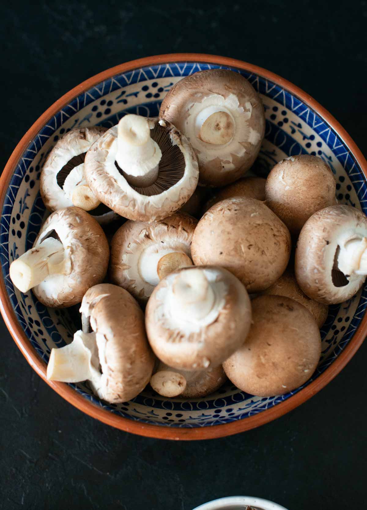 champignons in a bowl