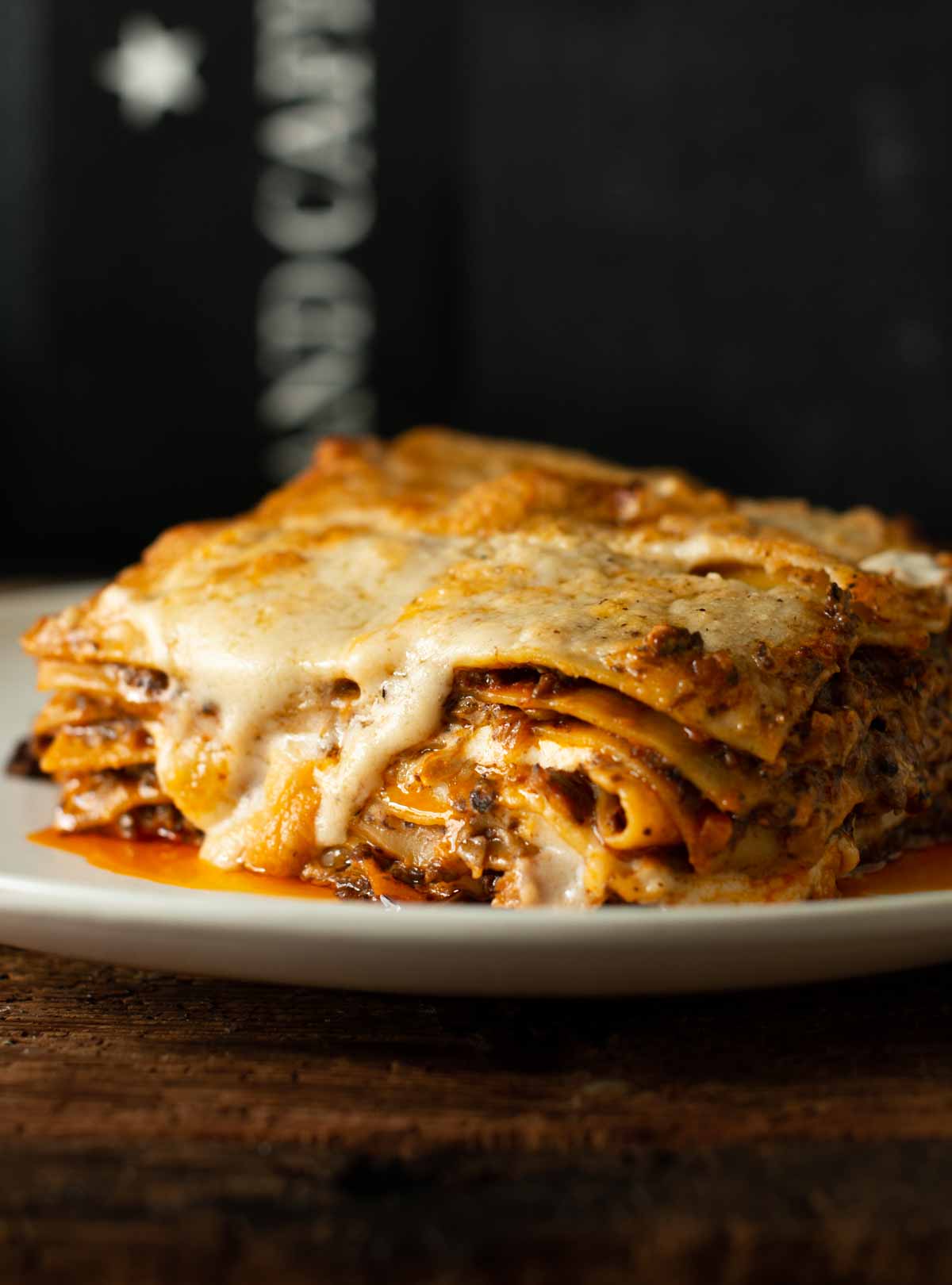 Image: recipe for vegan lasagna