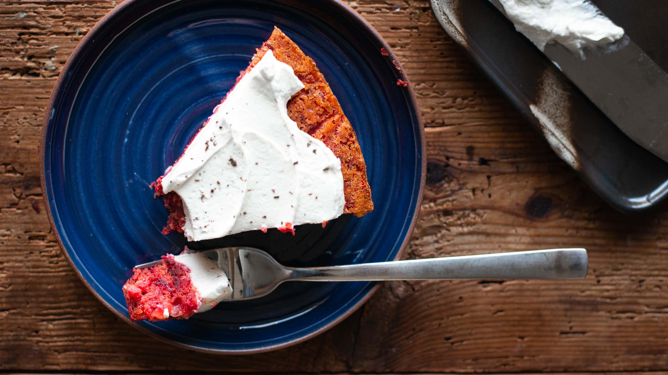 Bild von einem rote Bete Kuchen