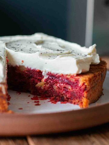 Bild von einem rote Bete Kuchen